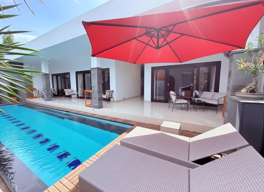 Villa Fabian Seminyak bright day Pool image